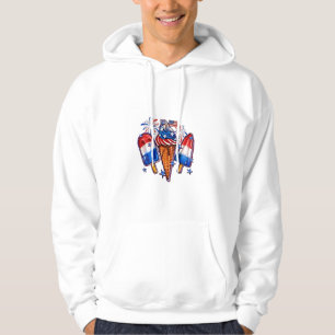 Moletom Popsicles Patriótico Sorvete 4 de julho