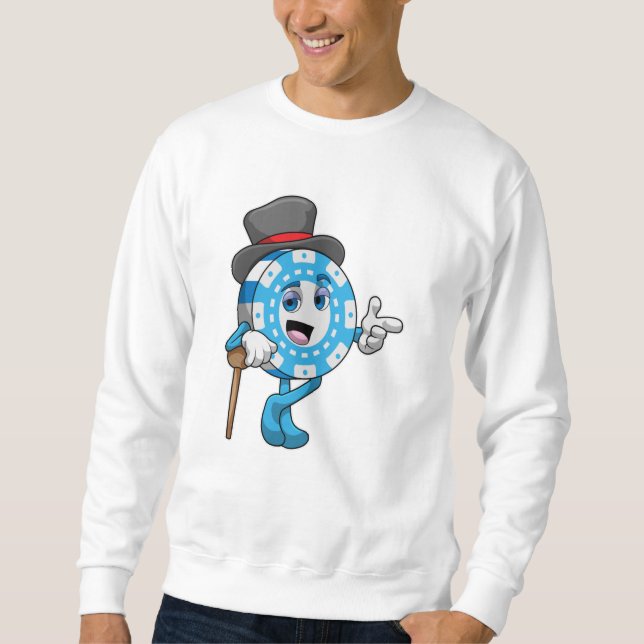 Moletom Pôquer com batatas fritas (Frente)