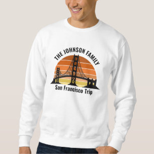 Moletom Pôr do Sol na Ponte de São Francisco Personalizado