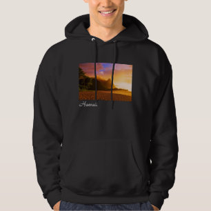 Moletom Pôr do sol na praia dourada, Havaí