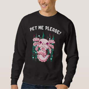 Moletom Por Favor Me Petisca Axolote Humor Salamandra Dive