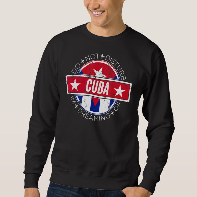 Moletom Por favor, não me incomode, estou sonhando com Cub (Frente)