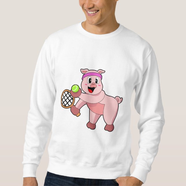 Moletom Porco na Tênis com suporte de Tênis (Frente)