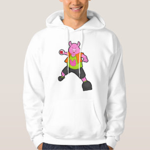 Moletom Porco no jogador de Handball com Handball