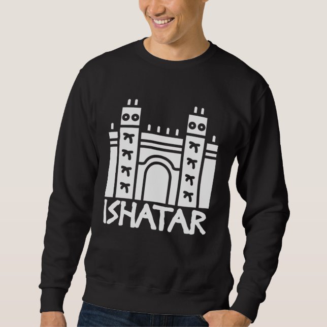 Moletom Portão de Ishtar  Babilônia Mesopotâmia Acádia Arq (Frente)