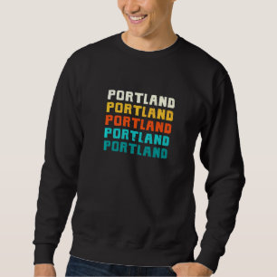Moletom Portland Oregon Vintage Ou Portlander Retro Collec