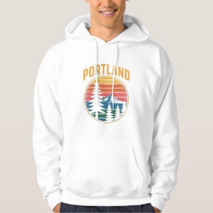 Moletom Portland Skyline T-Shirt - Gráfico de Cidade Minim