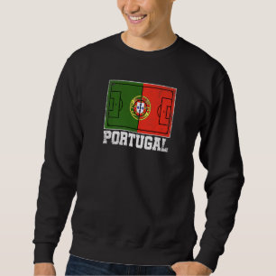 Moletom Portugal Campo de Futebol Bandeira Orgulho Portugu