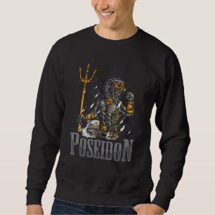 Moletom Poseidon Deus Do Mar Antiga Mitologia Grega