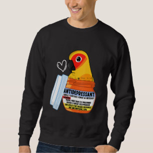 Moletom Posologia-Antidepressiva Bonita I Sun Conure