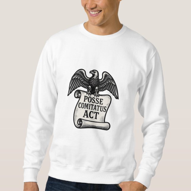 Moletom Posse Comitatus Act Eagle Scroll (Frente)