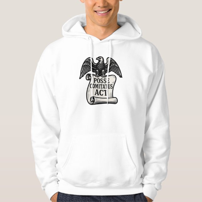 Moletom Posse Comitatus Act Eagle Scroll (Frente)