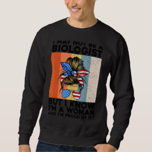 Moletom Posso não ser biólogo, mas sei que sou mulher 2