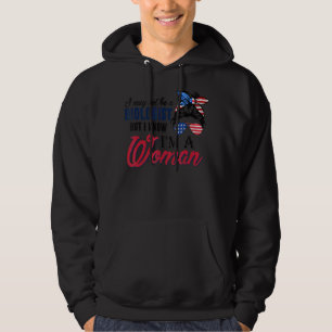Moletom Posso não ser biólogo, mas sei que sou uma mulher