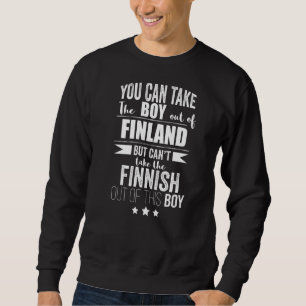 Moletom Posso Tirar O Menino Da Finlândia, Orgulho Finland