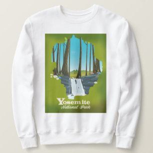 Moletom Poster de férias do Parque Nacional de Yosemite.