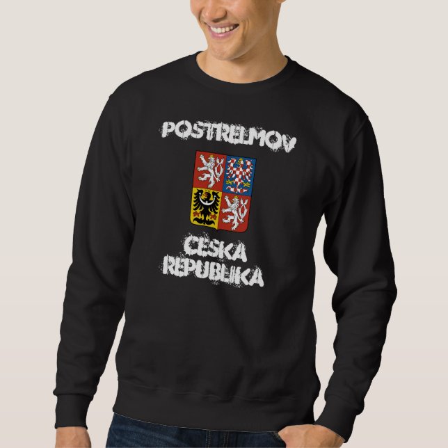 Moletom Postrelmov, República Checa com casaco de armas (Frente)
