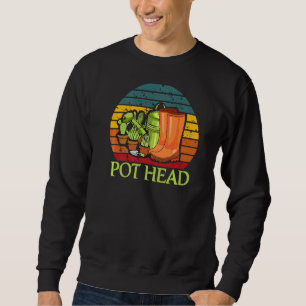 Moletom Pothead Plant Cactus Para Mulheres Jardineiras 1