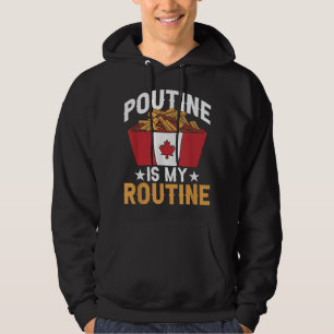 Moletom Poutine É Minha Rotina Canadá, Comida Rápida Po Ca