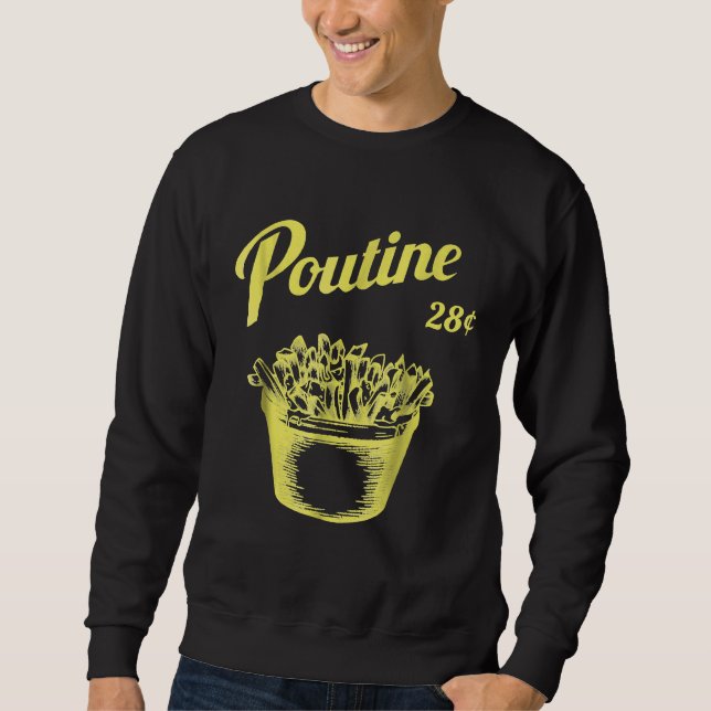 Moletom Poutine Retrô   Canadá   Montreal (Frente)