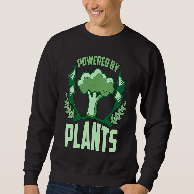 Moletom Powered By Plants Veganism Plant Based Lifestyle V (Frente)