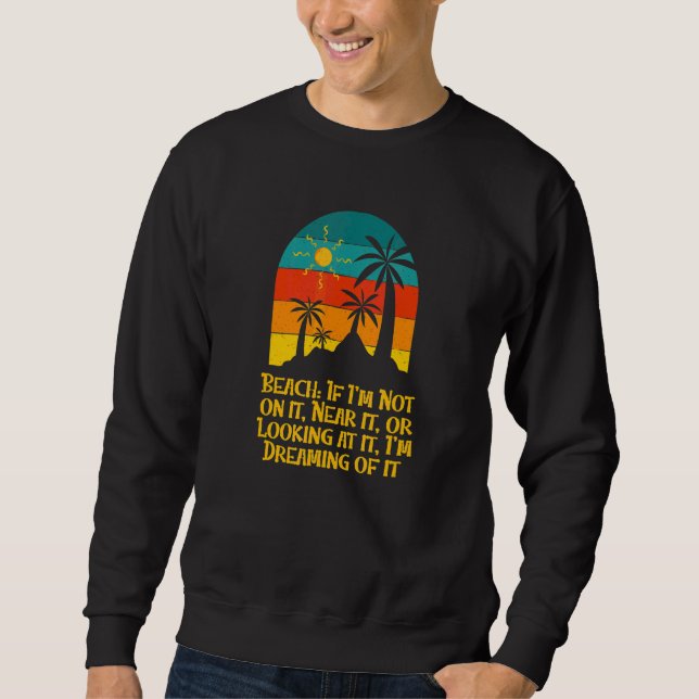 Moletom Praia com que eu sonho Verão Oceano Tropical Bea (Frente)