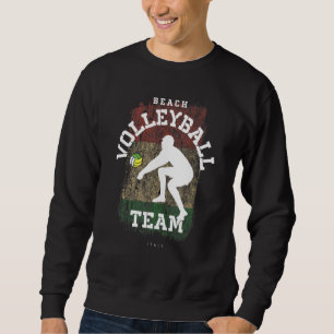 Moletom Praia Voleibol Itália Bandeira do Voleibol