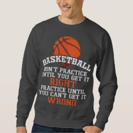 Moletom Prática de Basquete Até Estar Certo