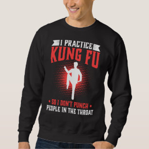 Moletom Pratique Kung Fu Para Que As Pessoas De Bocar Na T