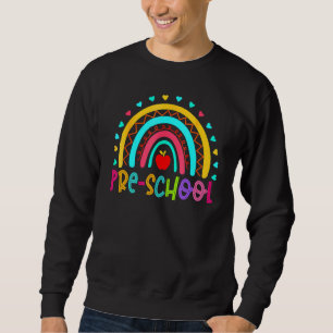 Moletom Pré-Escola Rainbow Girls Boys Equipe de Professore