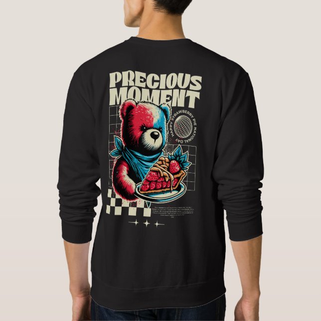 Moletom Precioso Momento Do Urso De Morango (Verso)
