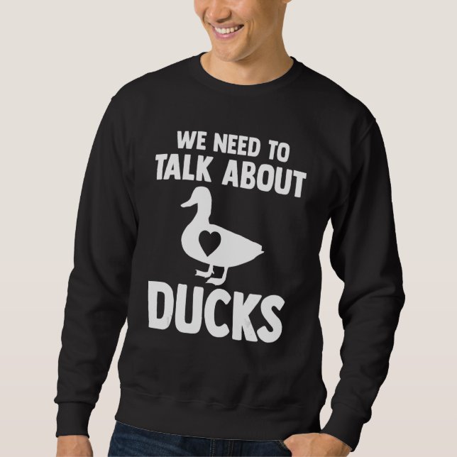 Moletom precisamos falar sobre patos Duck Duck_1 (Frente)