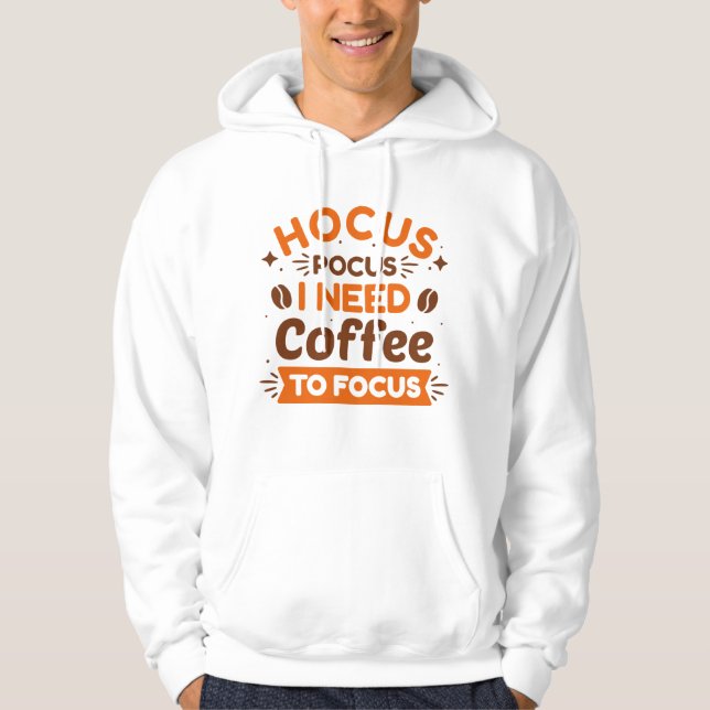 Moletom Preciso De Café Para Me Concentrar (Frente)