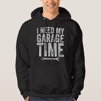 Moletom Preciso Do Meu Tempo De Garagem - Mecânico Engraça