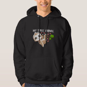 Moletom Preguiça É Meu Animal Espiritual Bebe Engraçado de