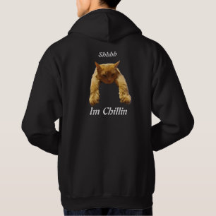 Moletom Preguiçoso Gato Chillin, Hoodie