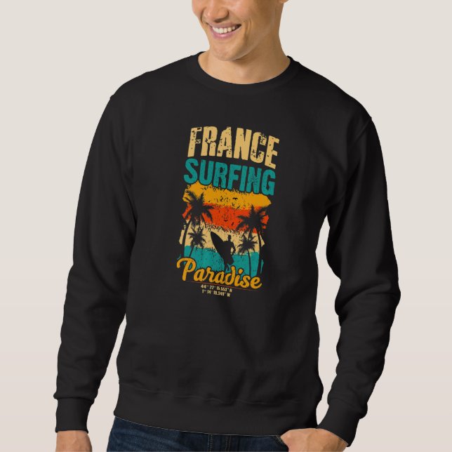 Moletom Prêmio para surfe na França (Frente)