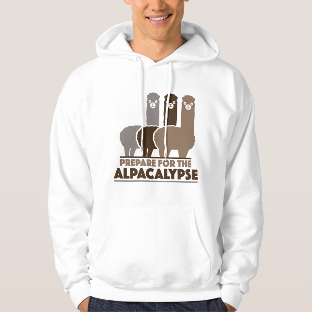 Moletom Prepare-Se Para O Alpacalipse (Frente)