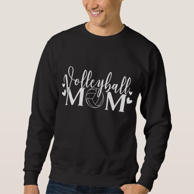 Moletom Presente da Equipe de Treinador de Voleibol da Mãe (Frente)