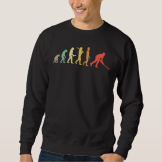 Moletom Presente Da Evolução Do Hóquei Retro Para Jogadore