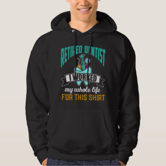 Moletom Presente de Aposentadoria de Dentista Humor Engraç