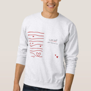 Moletom Presente de camisola para dia de os namorados