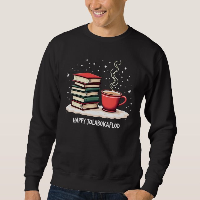 Moletom Presente de Celebração Familiar Feliz Jolabokaflod (Frente)