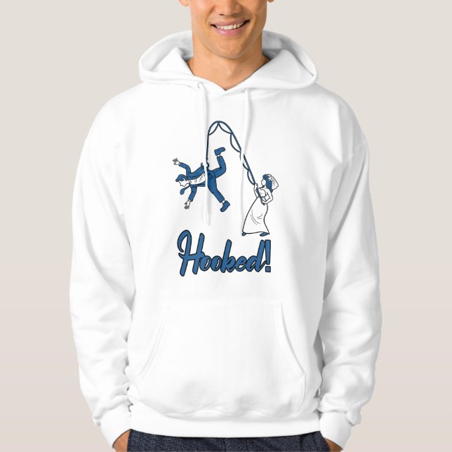 Moletom Presente de Hooked para Marido noivo engraçado do  (Frente)