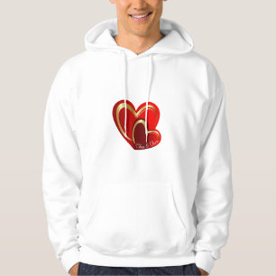 Moletom Presente de Namorado Personalizado Trendy Love Red