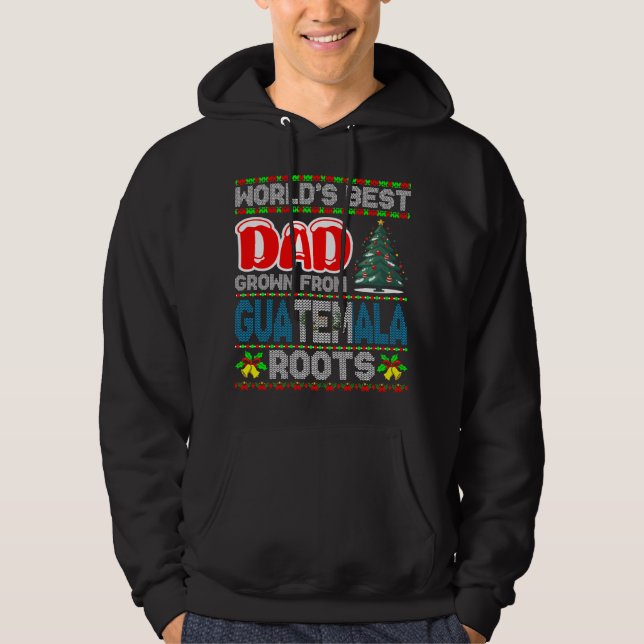 Moletom Presente de Natal para o Papai da Guatemala - Suét (Frente)