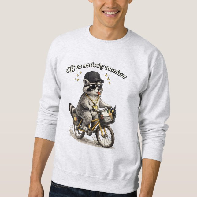 Moletom Presente Divertido para Professor Mapache Apreciaç (Frente)