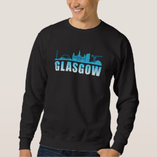Moletom Presente Engraçado de Skyline Trip Cidade de Glas