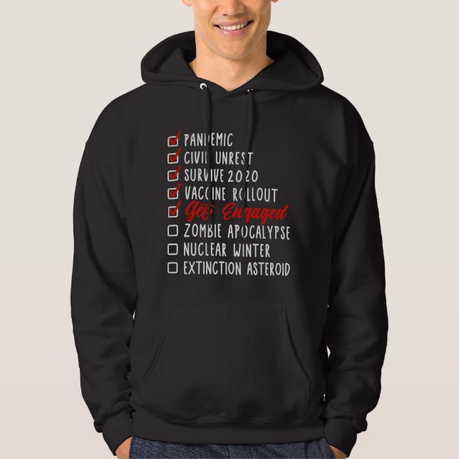 Moletom Presente Engraçado para Casais de Noivos Casamento (Frente)