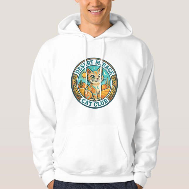 Moletom Presente para Mãe de Gato Miragem do Deserto - Mir (Frente)